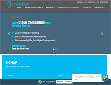 Tablet Screenshot of be-practical.com